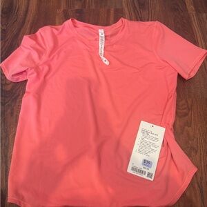 lululemon athletica Coral Short Sleeve Tee